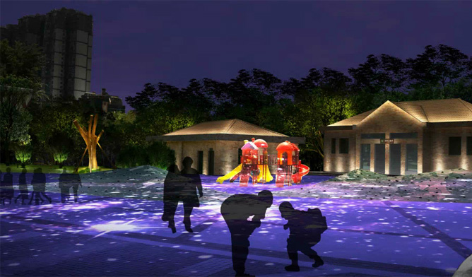 南充體育公園兒童樂(lè)園—亮化工程設(shè)計(jì)案例